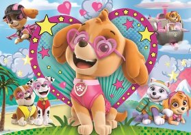 Trefl Puzzle Tlapková patrola - V záři Skye / 100 dílků Třpytivé
