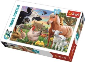 Trefl Puzzle Veselá farma / 60 dílků