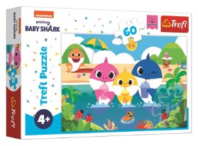 Puzzle Baby Shark s rodinou na dovolené