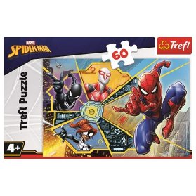 Trefl Puzzle Spiderman - Na síti 60 dílků