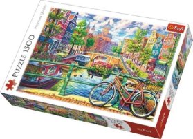 Trefl Puzzle Amsterdamský kanál / 1500 dílků