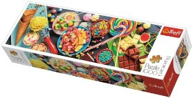 Trefl Puzzle Sladkosti / 1000 dílků Panoramatické