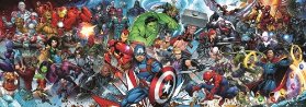 Trefl Puzzle Svět Marvelu / 1000 dílků, Panoramatické