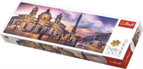 Trefl Puzzle Piazza Navona, Řím / 500 dílků Panoramatické