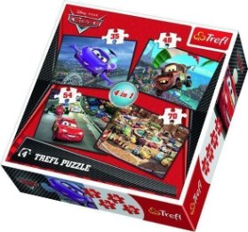 Trefl Puzzle Auta 2 - 4v1 (35,48,54,70 dílků)