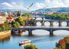 Trefl Puzzle Pražské mosty, Česká republika / 500 dílků