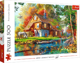 Puzzle Mlýn u řeky