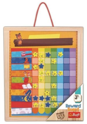 Dřevěná motivační tabulka / Wooden Toys