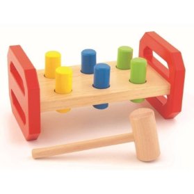 Dřevěná zatloukačka / Wooden Toys