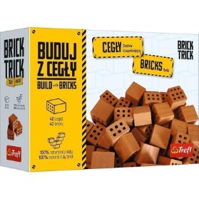 Stavebnice Brick Trick: Cihly přírodní krátké 40 ks / náhradní balení