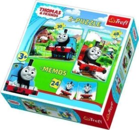 Trefl Puzzle Mašinka Tomáš / 30+48 dílků + pexeso