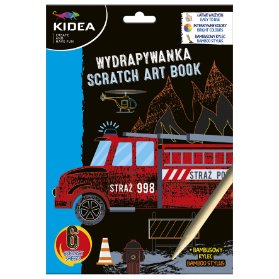 WYAKA, Sada škrabacích obrázků, AUTA, 6ks