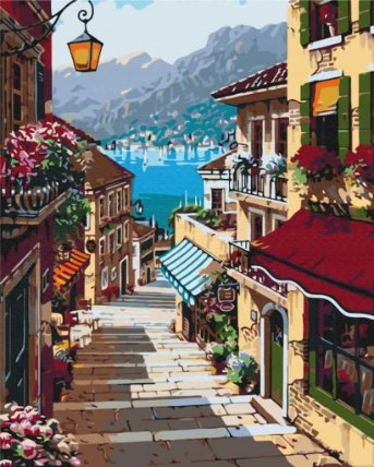 Malování podle čísel 40x50cm Riviera