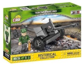 Stavebnice COBI - II WW Pak 40, 83 k, 1 f