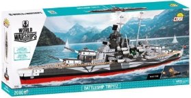 Stavebnice COBI - WOWS Bitevník Tirpitz, 1:300, 2000 kostek