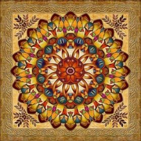 Diamantový obrázek 7D -Mandala 30x30cm