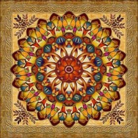 Diamantový obrázek 7D -Mandala 30x30cm