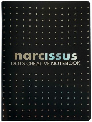 Narcis sešit DOTS A5 60l 80g černý