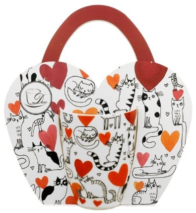 Porcelánový hrnek v dárkovém balení Hearts