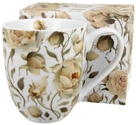 Porcelánový hrnek XXL English Roses White