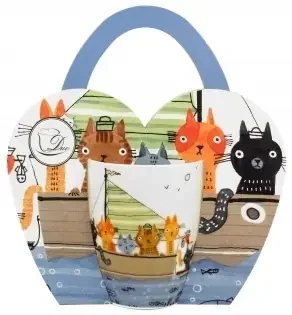 Porcelánový hrnek v dárkovém balení Cat´s World Cat Crew
