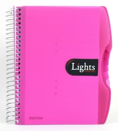 Kroužkový sešit Lights A5, 150l