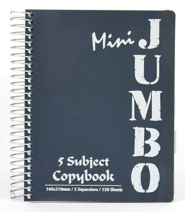 Kroužkový sešit Mini Jumbo A5, 150l