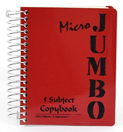 Kroužkový sešit Mini Jumbo A5, 150l