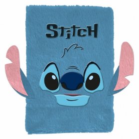 Památník plyšový A5 Stitch modrý