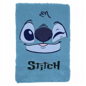 Památník plyšový A5 s magnetickým zapínáním Stitch modrý