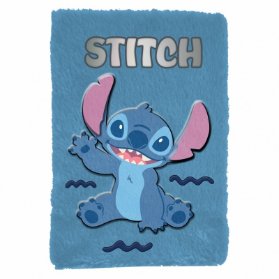 Památník plyšový A4 Stitch modrý