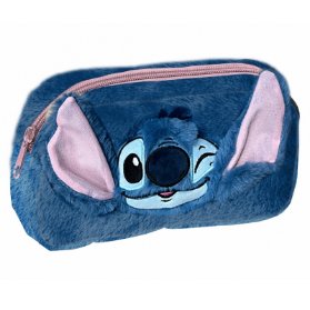 Pouzdro plyšové Stitch modré