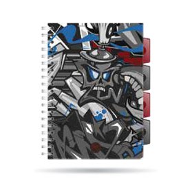 Blok A5 SP se záložkami STREET ART