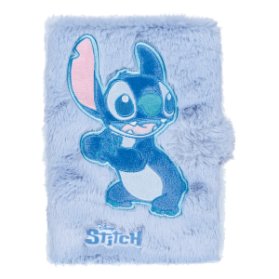 Colorino poznámkový zápisník A5 Stitch Fluffy - modrý