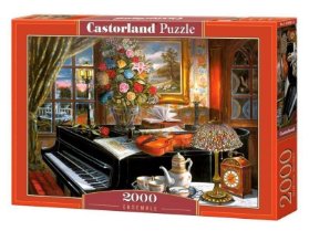 Castorland Puzzle - Černý klavír 2000 dílkú