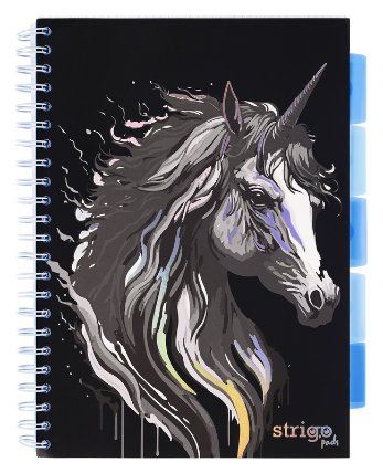 Spirálový blok STRIGO Unicorn A4 - linkovaný