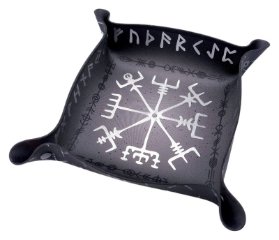 Dice tray - 22 x 22 cm - Viking Saga svítící ve tmě