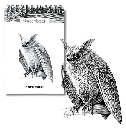 Skicovací notes A6 SP 60l čistý Netopýr