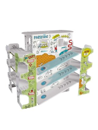Monumi Skládačka k vymalování - Parkoviště XL 49 cm