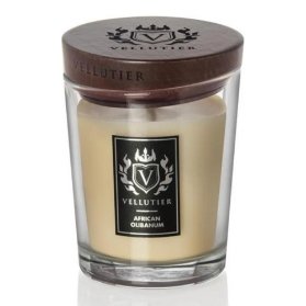 Svíčka oválná váza Vellutier, Africké olibanum, 225 g