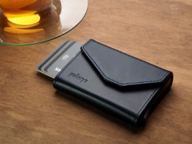 Kožená peněženka Porter Go RFID, námořnická modrá