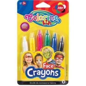Barvy na obličej COLORINO 6 barev