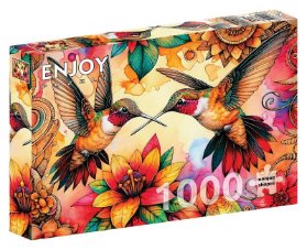 Puzzle Útočiště kolibříků 1000 dílků