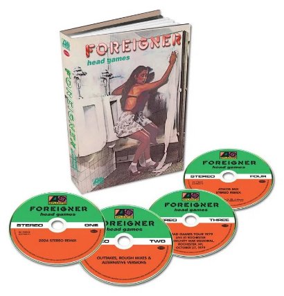 3CD+BD Foreigner: Head Games