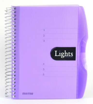 Kroužkový sešit Lights A5, 150l