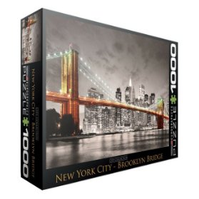 Puzzle Eurographics New York - Brooklynský most 1000 dílků