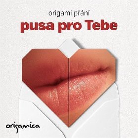 Origami přání - Pusa pro Tebe