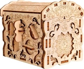 Dřevěný hlavolam - Secret Treasure Box