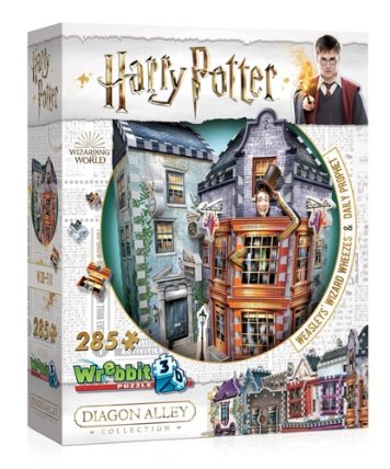 Harry Potter: Puzzle Wrebbit 3D - Kratochvilné kouzelnické kejkle a Denní věštec / 270 dílků