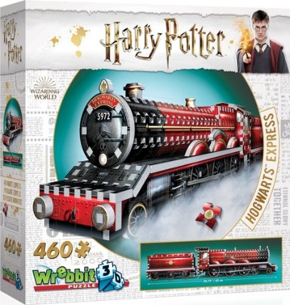 Harry Potter: Puzzle Wrebbit 3D - Bradavický express / 460 dílků